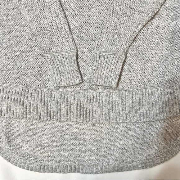 Madewell Sweater Cotton Blend Chronicle Texture Pullover LS Hi Lo Hem Sz XS‎ EUC - Picture 4 of 11